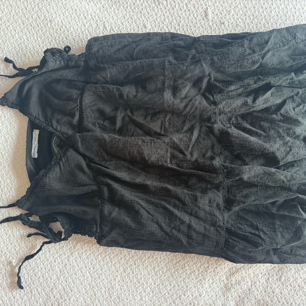 Bershka Black Textured dress